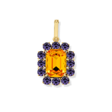 Petite Ninon Square Lavander Yellow Charm