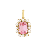 Petite Ninon Pompadour Square Pink Charm