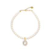 Petite Ninon Oval Diamond Charm