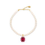 Petite Ninon Square Pink Fuchsia Charm