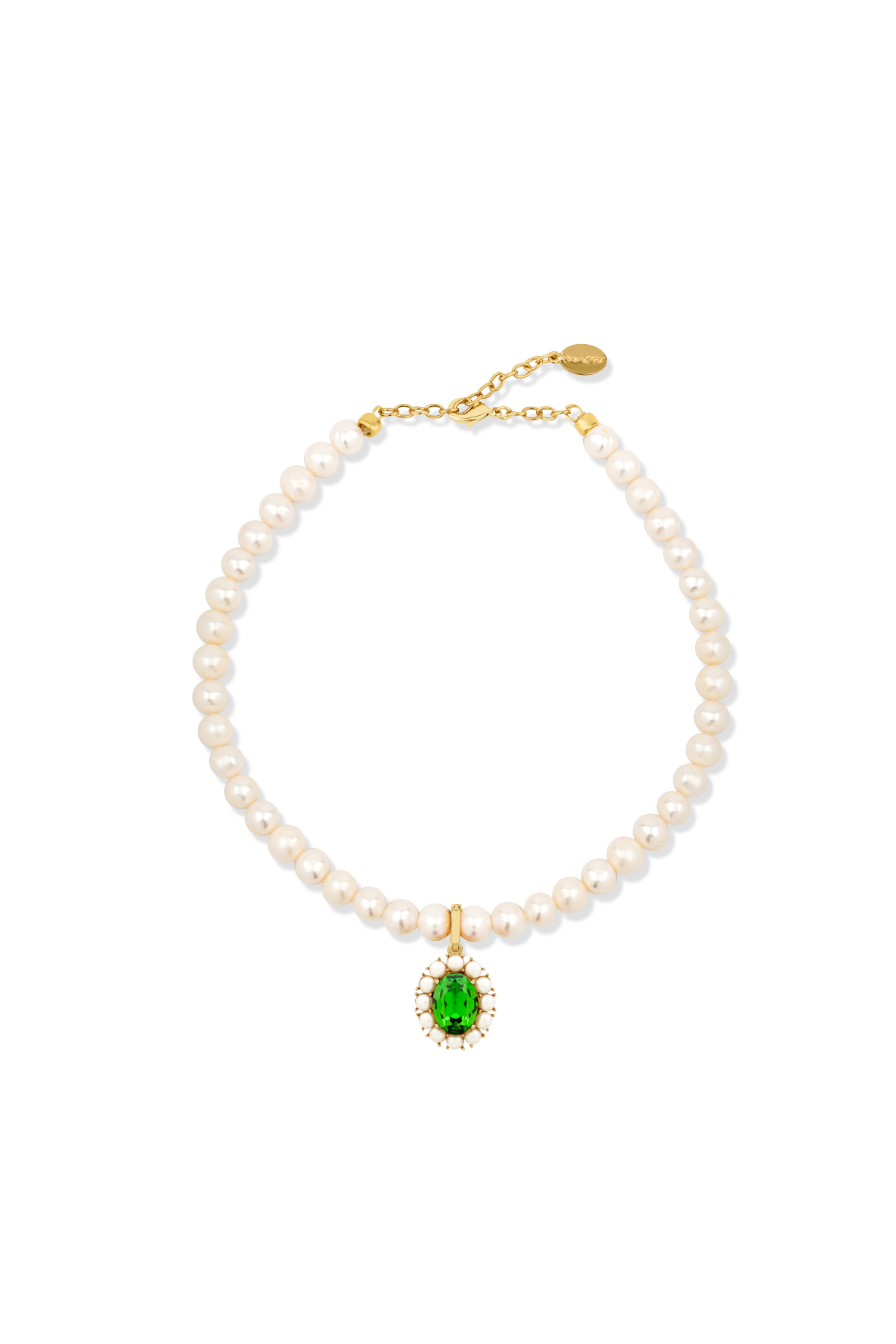 Petite Ninon Pompadour Oval Green Charm