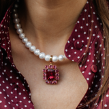 Petite Ninon Square Pink Fuchsia Charm