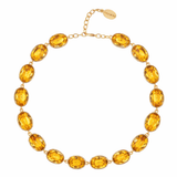 Melodia Oval Yellow Necklace
