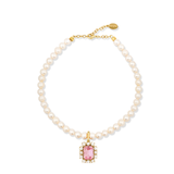 Petite Ninon Pompadour Square Pink Charm