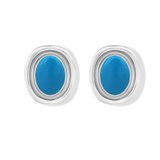 Olympia Turquoise Silver Earrings
