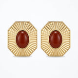 Sol Invictus Red Jasper Earrings
