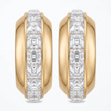 Vega Crystal Hoop Earrings