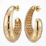 Dream Oval Hoop Earrings