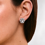 Regine Crystal Silver Earrings