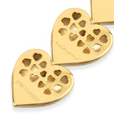 Love Yourself Large Crystal Duo Earrings