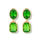 Melodia Duo Green Earrings