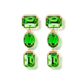 Melodia Trio Green Earrings