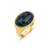 Ionia Azurite Ring