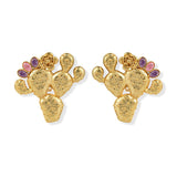 Opuntia Pink Purple Earrings