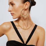 Grape Hoop Earrings