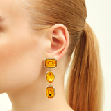 Melodia Trio Yellow Earrings