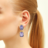 Melodia Duo Purple Earrings