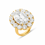 Petite Ninon Oval Diamond Ring