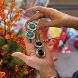 Olympia Turquoise Silver Earrings