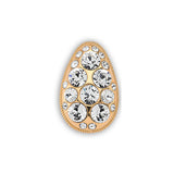 Disco Oval Brooch