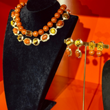 Knidos Tigereye Red Jasper Necklace