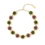 Halicarnassus Malachite Amethyst Necklace