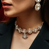 Donna Duo Diamond Crystal Choker