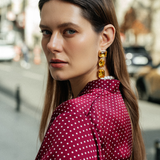 Melodia Trio Yellow Earrings