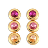 Dome Rose Earrings