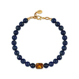 Bodrum Lapis and Crystal Necklace