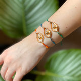 Nazar Orange Rope Bracelet