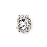 Ninon Square Diamond Kristal Broş